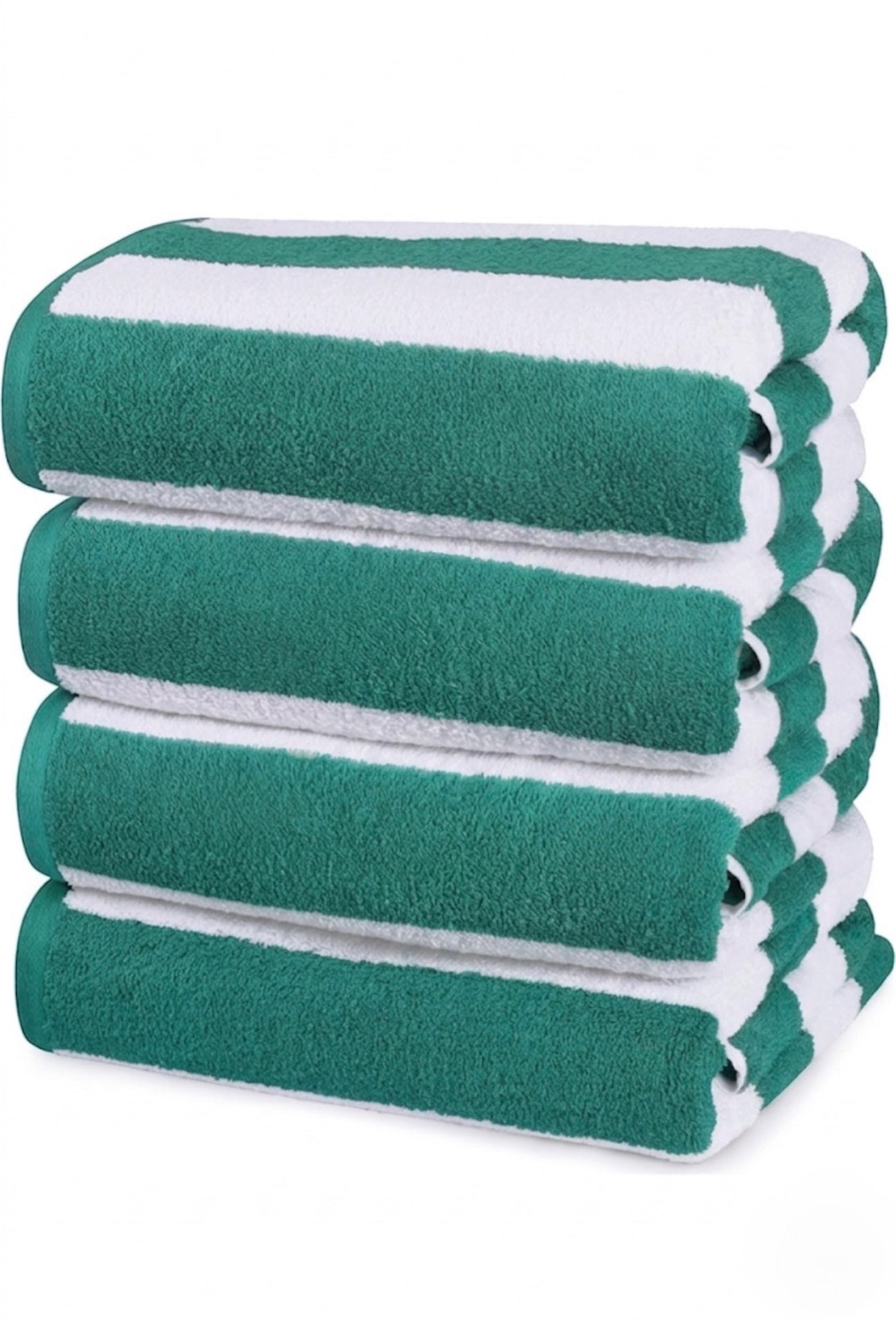 Toalla de Playa Personalizada Premium (30" x 60") - Diseño Cabana Stripe