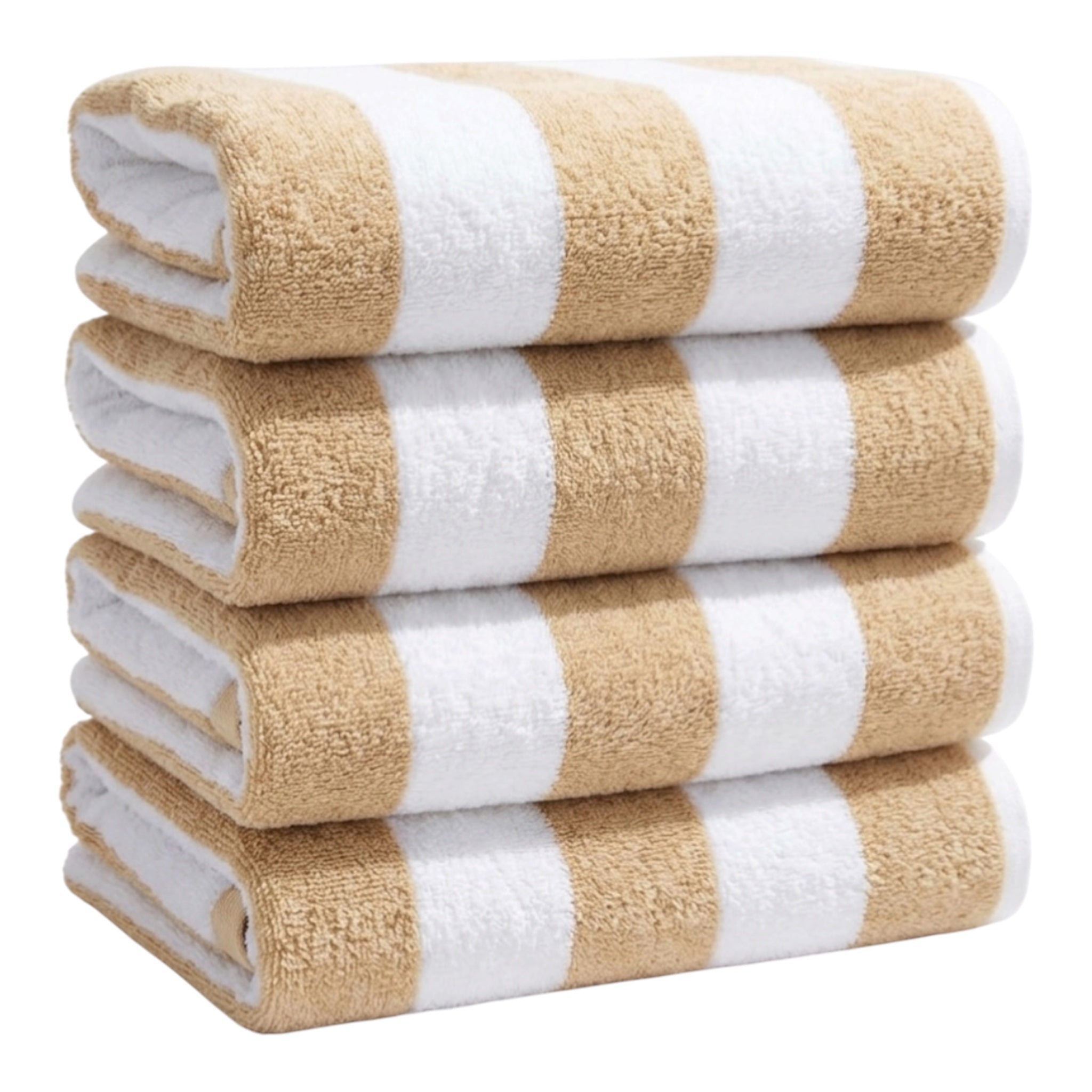 Toalla de Playa Personalizada Premium (30" x 60") - Diseño Cabana Stripe