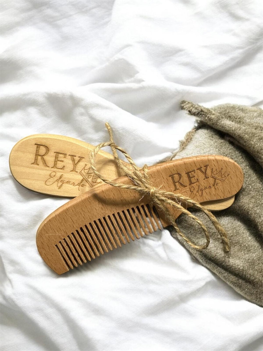 Set de Cepillo y Peinilla Personalizado en Madera
