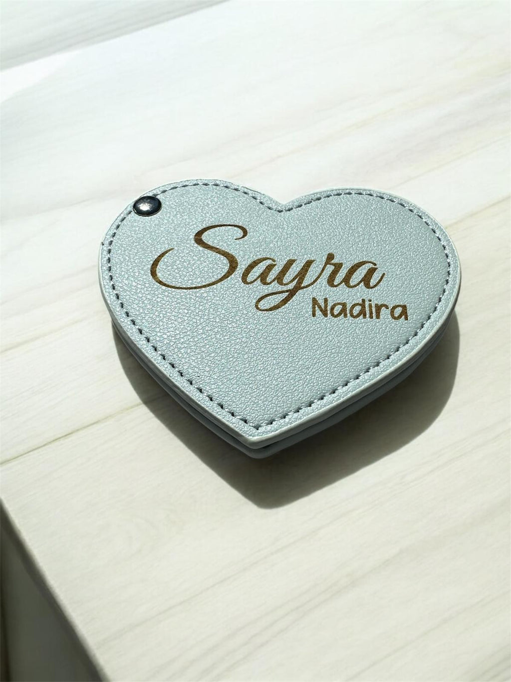 Espejos Compactos Personalizados en Leather
